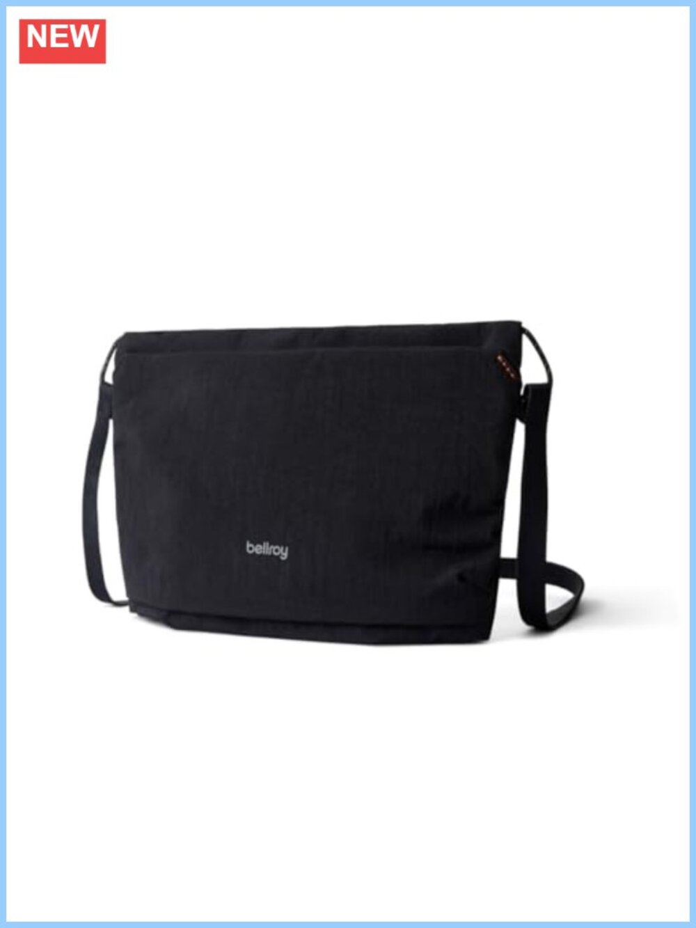Lightweight Water-Resistant Crossbody Sacoche Bag with Adjustable Strap